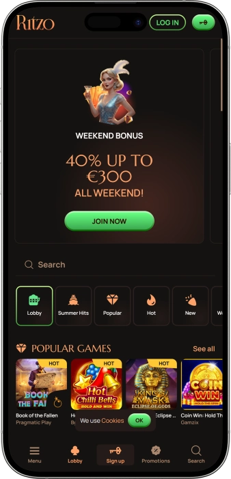 Ritzo Casino App